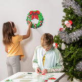PLUS-PLUS Puzzle By Number - Christmas Wreath - playhao - Toy Shop Singapore