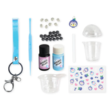 TIGER TRIBE Bag Charm Kit - Blueberry Bubble Tea - playhao - Toy Shop Singapore