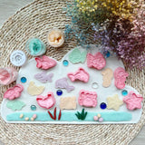 T.TINY TROVE Cutter & Play Dough Party Pack - Sea Animal - playhao - Toy Shop Singapore