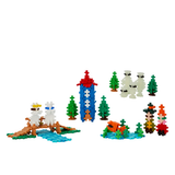 PLUS-PLUS Moomin Valley Tinbox Blue - playhao - Toy Shop Singapore