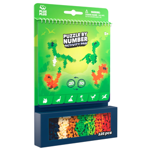 PLUS-PLUS Activity Pad – Dinosaurs - playhao - Toy Shop Singapore