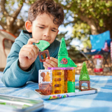 THE ORIGINAL MAGNA-TILES  microMAGS Travel Treehouse **PRE-ORDER** - playhao - Toy Shop Singapore