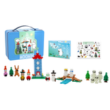 PLUS-PLUS Moomin Valley Tinbox Blue - playhao - Toy Shop Singapore