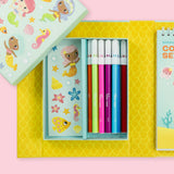 TIGER TRIBE Colouring Set - Mermaids