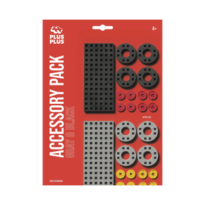 PLUS-PLUS Accessory Pack / Gray & Black - playhao - Toy Shop Singapore