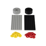 PLUS-PLUS Accessory Pack / Gray & Black - playhao - Toy Shop Singapore