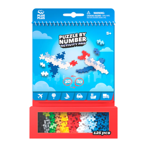 PLUS-PLUS Activity Pad – Transportation - playhao - Toy Shop Singapore