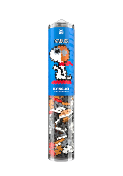 PLUS-PLUS PBN Peanuts - Flying Ace / 275 pcs Tube - playhao - Toy Shop Singapore
