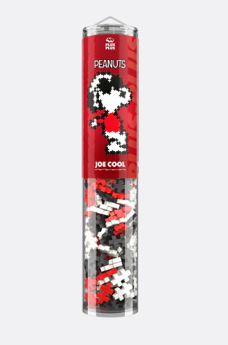 PLUS-PLUS PBN Peanuts - Joe Cool / 275 pcs Tube - playhao - Toy Shop Singapore