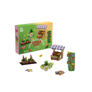 PLUS-PLUS Learn to Build Flower Shop - playhao - Toy Shop Singapore