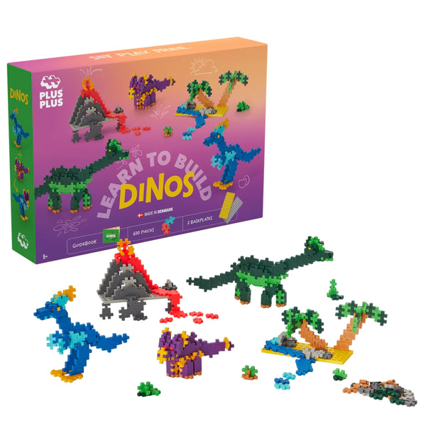 PLUS-PLUS Learn To Build Dinosaurs - playhao - Toy Shop Singapore
