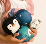 Little Big Friends Dooballs - Set of 4 plush balls - Ocean - playhao - Toy Shop Singapore
