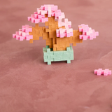 PLUS-PLUS Plant Packs - Pink bonsai - playhao - Toy Shop Singapore