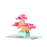 PLUS-PLUS Plant Packs - Pink bonsai - playhao - Toy Shop Singapore