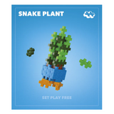 PLUS-PLUS Plant Packs - Snake plant - playhao - Toy Shop Singapore