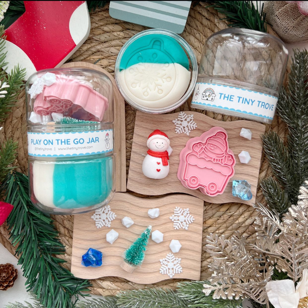 Play on the Go Jar (Xmas Snowman)