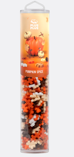 PLUS-PLUS Pumpkin Spice mix / 240 pcs Tube - playhao - Toy Shop Singapore