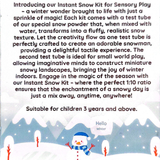 Snow Wonder Magic Snow Grow & Play Kit