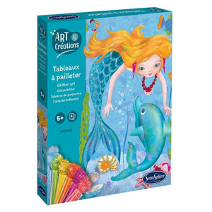 SENTOSPHERE Art & Creations - Tableaux A Pailleter - Sirenes - playhao - Toy Shop Singapore