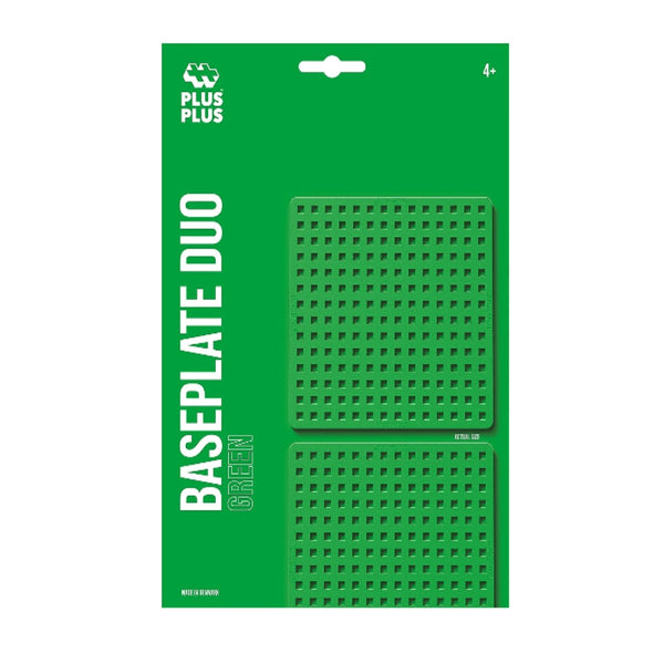 PLUS-PLUS BasePlate 2pc, Green