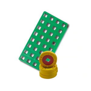 BUNDLE PLUS - PLUS Big Party Pack - Baseplate + 4 Wheels (Random assorted colours) - playhao - Toy Shop Singapore