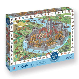 CALYPTO Puzzle 100 P - Le Château Fort - playhao - Toy Shop Singapore