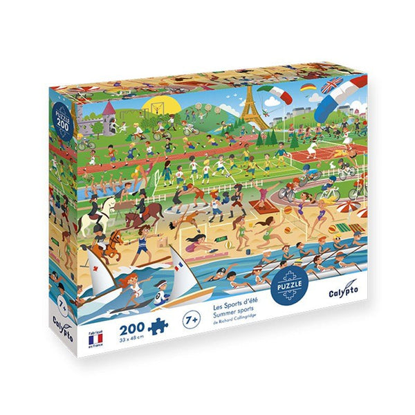 CALYPTO Puzzle 200 P - Les Sports D'Eté - playhao - Toy Shop Singapore