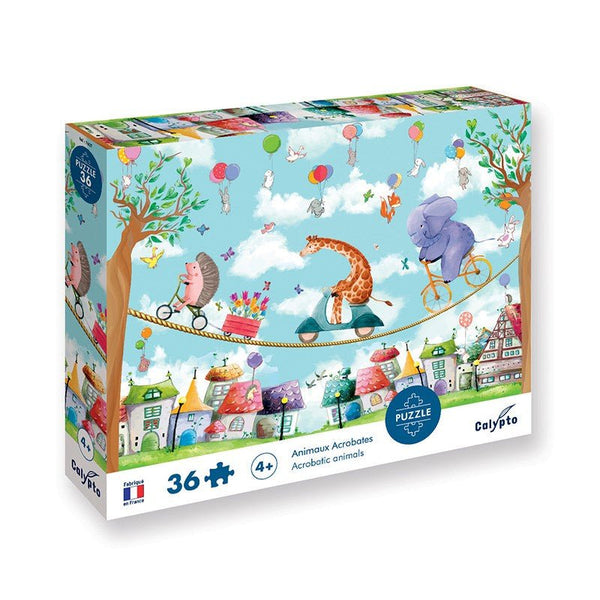 CALYPTO Puzzle 36 P - Animaux Acrobates - playhao - Toy Shop Singapore