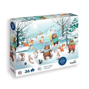CALYPTO Puzzle 36 P - Sous La Neige - playhao - Toy Shop Singapore