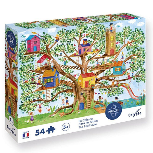 CALYPTO Puzzle 54 P - La Cabane Dans Les Arbres - playhao - Toy Shop Singapore