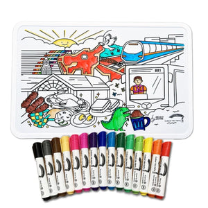 COLOUR ME MATS Heartbeat of Singapore (Colouring Mat Bundle) - playhao - Toy Shop Singapore