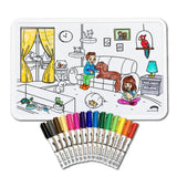 COLOUR ME MATS Pets at Home (Colouring Mat Bundle) - playhao - Toy Shop Singapore