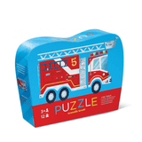 CROCODILE CREEK 12-pc Mini Puzzle-Fire Truck - playhao - Toy Shop Singapore