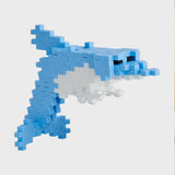 PLUS-PLUS Dolphin / 100 pcs. Tube - playhao - Toy Shop Singapore