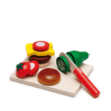 ERZI Cheeseburger Cutting Set - playhao - Toy Shop Singapore