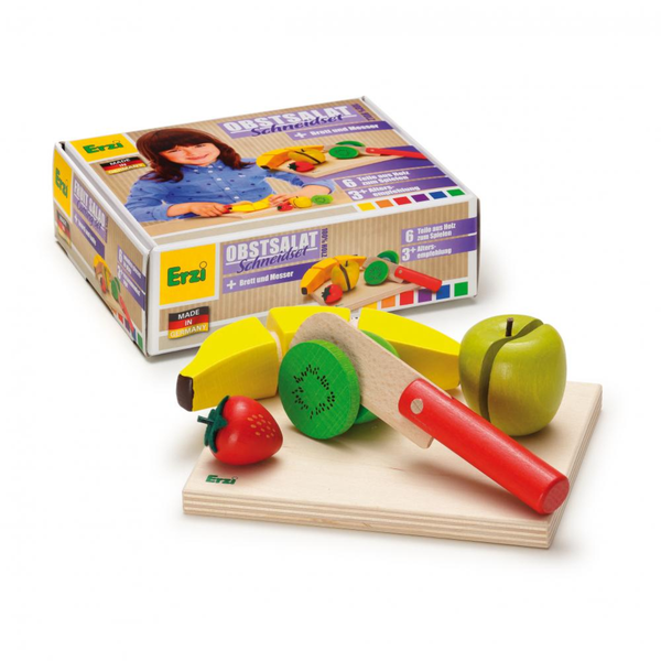 ERZI Fruit Salad Cutting Set - playhao - Toy Shop Singapore