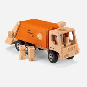 FAGUS Garbage Tipper Truck - Orange - Limited Special Edition (*) - playhao - Toy Shop Singapore
