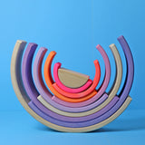 GRIMM'S Rainbow neon - pink (10 pcs.) - playhao - Toy Shop Singapore