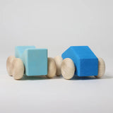 GRIMM'S Stacking Cars Blue - playhao - Toy Shop Singapore