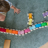 GRIMM'S Stacking Cars Blue - playhao - Toy Shop Singapore