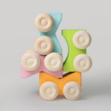GRIMM'S Stacking Cars Blue - playhao - Toy Shop Singapore