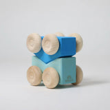 GRIMM'S Stacking Cars Blue - playhao - Toy Shop Singapore