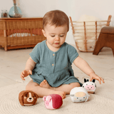 Little Big Friends Dooballs - Set of 4 plush balls - Farm - playhao - Toy Shop Singapore