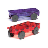 MAGNA - TILES Cars 2 - Piece Expansion Set: Purple & Red - playhao - Toy Shop Singapore