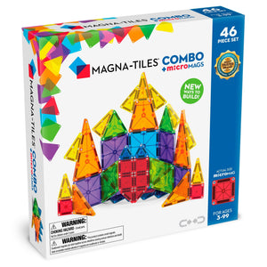 MAGNA - TILES Combo + microMAGS 46pc - playhao - Toy Shop Singapore