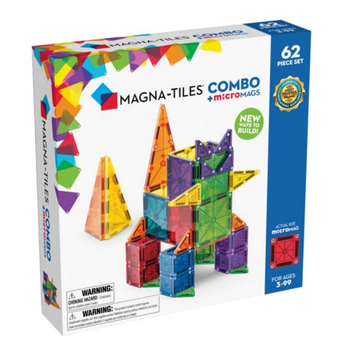 MAGNA-TILES Combo + microMAGS 62pc