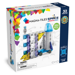 MAGNA - TILES Space + microMAGS 32 Piece Set - playhao - Toy Shop Singapore