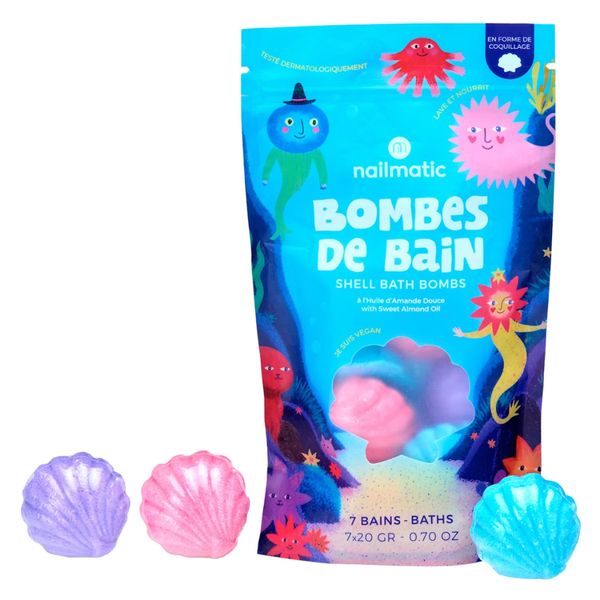 NAILMATIC KIDS Bath Bomb Set - 7 Shell - playhao - Toy Shop Singapore