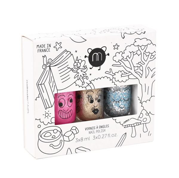 NAILMATIC KIDS Nail Polish set of 3 - Faries (FEERIQUE) - playhao - Toy Shop Singapore