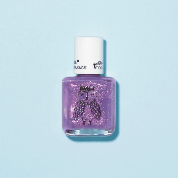 PETITE MANUCURIST - Scarlett the Owl - Purple Glitter - playhao - Toy Shop Singapore